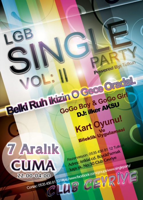 Haber | SINGLE PARTY VOL 2 (Yalnızlar Partisi 2)